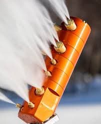 External mix snow lance